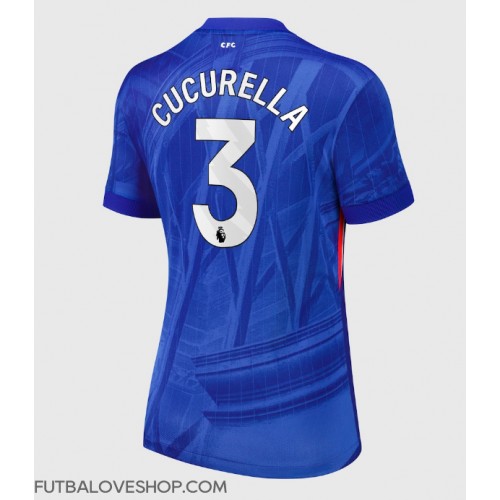 Dres Chelsea Marc Cucurella #3 Domáci pre Ženy 2025-26 Krátky Rukáv